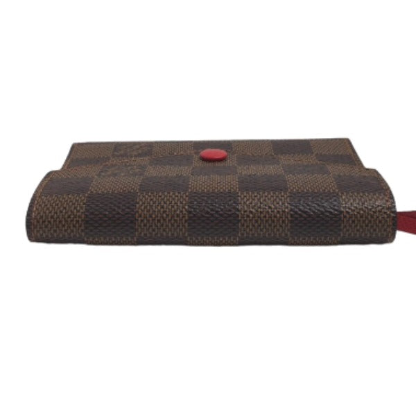 Louis Vuitton LOUIS VUITTON Tri-fold wallet
Card Case with Coin Pocket Monogram Portefeuille Victorine Monogram Canvas N41659 Red LV
【second hand】