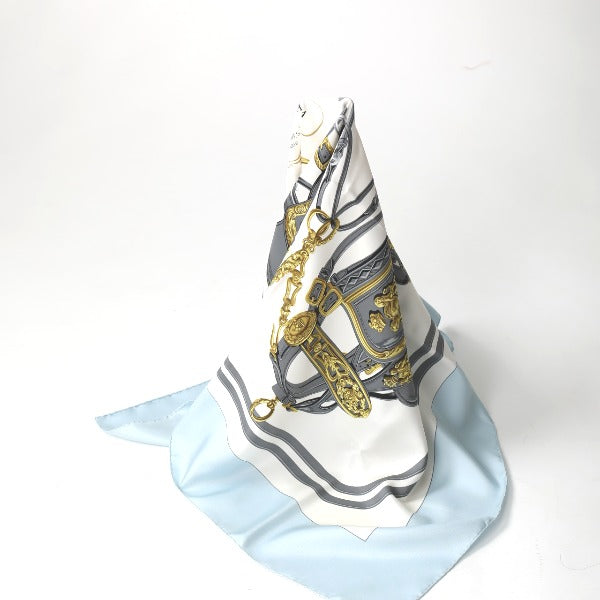エルメス HERMES スカーフ
スカーフ カレ90 BRIDES de GALA シルク シルク 水色 【SS】
【中古】