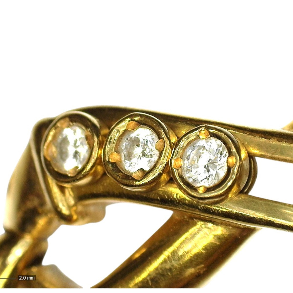 ブレスレット
750 ダイヤ K18 K18ゴールド ゴールド 【SS】
【中古】