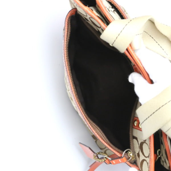 コーチ COACH トートバッグ
シグネチャー キャンバス 肩掛け レザー 8679 オレンジ 【SS】
【中古】