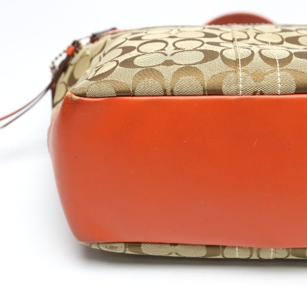 コーチ COACH トートバッグ
シグネチャー キャンバス 肩掛け レザー 8679 オレンジ 【SS】
【中古】