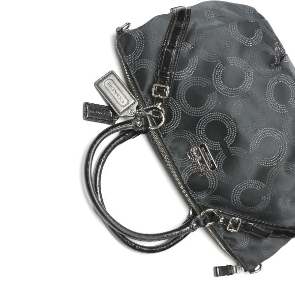 コーチ COACH ショルダーバッグ
マディソン ドッテッド オプ アート ソフィア キャンバス 2WAY レザー 16260 ブラック 【SS】
【中古】