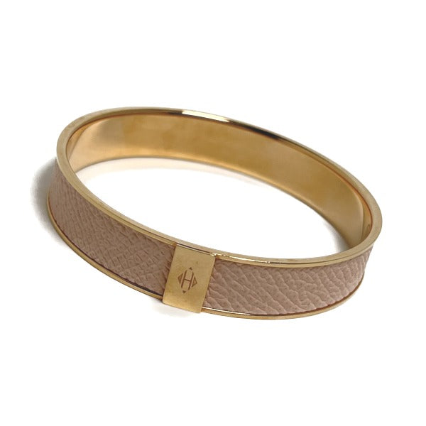 エルメス HERMES バングル
ブレスレット レザー GP レザー ピンク×ゴールド 【SS】
【中古】