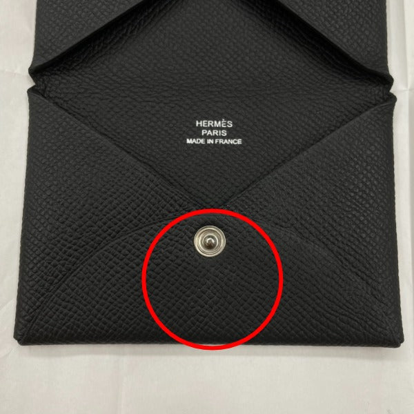 エルメス HERMES 名刺入れ
ヴォーエプソン カルヴィ ブラック 【SS】
【中古】