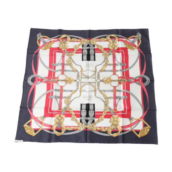 エルメス HERMES スカーフ
大調教術 カレ90 Crano Manege シルク カレ90 ネイビー 【SS】
【中古】