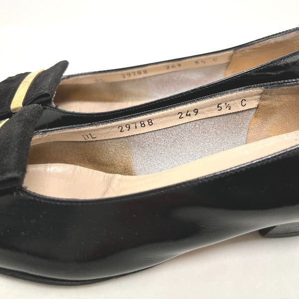 サルヴァトーレフェラガモ Salvatore Ferragamo パンプス
5 1/2 C ブラック 【SS】
【中古】