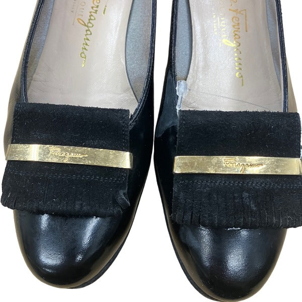 サルヴァトーレフェラガモ Salvatore Ferragamo パンプス
5 1/2 C ブラック 【SS】
【中古】