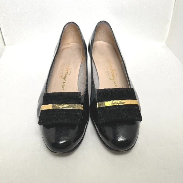サルヴァトーレフェラガモ Salvatore Ferragamo パンプス
5 1/2 C ブラック 【SS】
【中古】