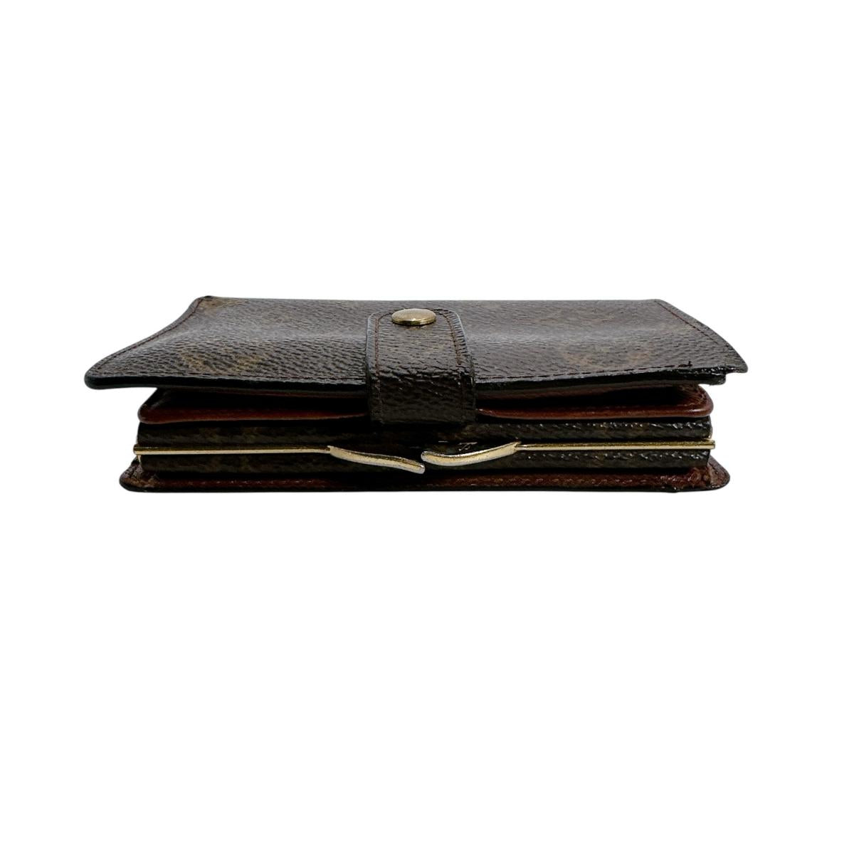 ルイヴィトン LOUIS VUITTON 二つ折り財布
カード用ポケット付がま口財布 モノグラム ポルト モネ・ビエ ヴィエノア モノグラムキャンバス M61663 ブラウン LV
【SS】
【中古】