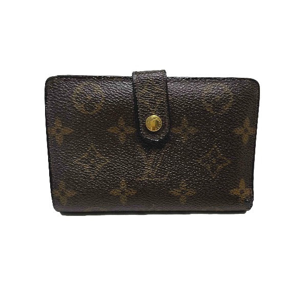 ルイヴィトン LOUIS VUITTON 二つ折り財布
カード用ポケット付がま口財布 モノグラム ポルト モネ・ビエ ヴィエノア モノグラムキャンバス M61663 ブラウン LV
【SS】
【中古】