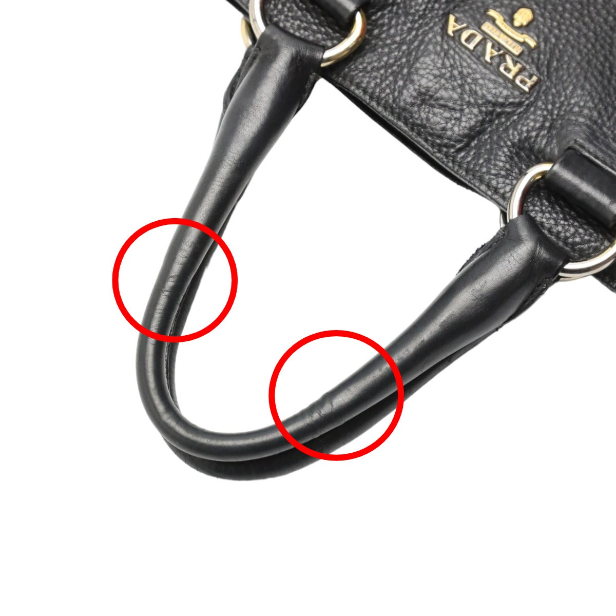 プラダ PRADA ハンドバッグ
ハンドバッグ VITELLO PHENIX クロスボディバッグ レザー 1BG865 2E8K ブラック 【SS】
【中古】