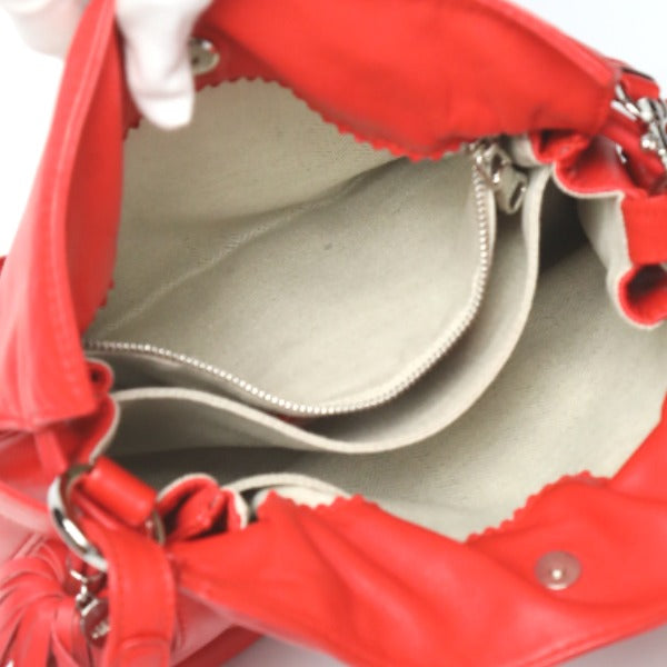 ロエベ LOEWE ショルダーバッグ
2WAY レザー タッセル レザー 380 82 E17 レッド 【SS】
【中古】