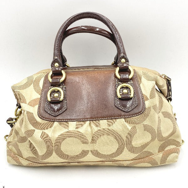コーチ COACH ショルダーバッグ
マディソンオプアートサブリナ キャンバス ミニボストン 布 12947 ベージュ×ピンク 【SS】
【中古】