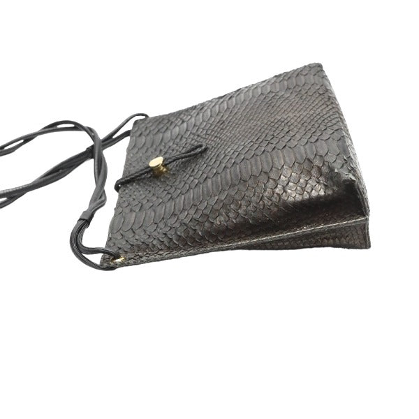 パイソン Python ショルダーバッグ
ブラウン ゴールド 【SS】
【中古】