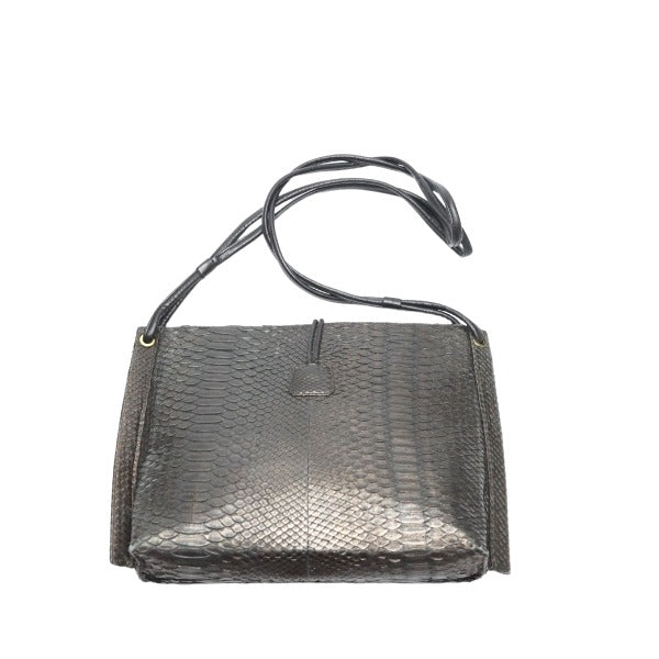 パイソン Python ショルダーバッグ
ブラウン ゴールド 【SS】
【中古】