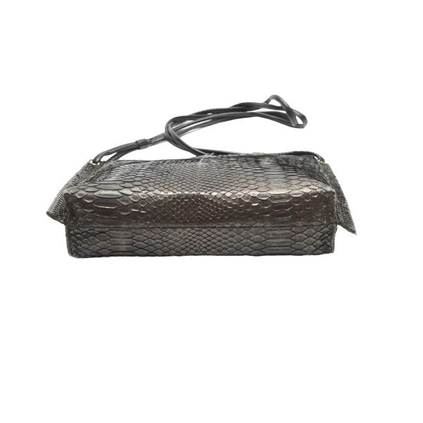 パイソン Python ショルダーバッグ
ブラウン ゴールド 【SS】
【中古】