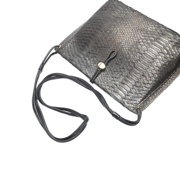 パイソン Python ショルダーバッグ
ブラウン ゴールド 【SS】
【中古】