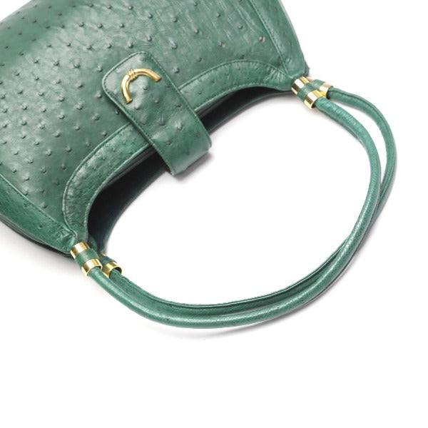 オーストリッチ ostrich ハンドバッグ
オーストリッチ グリーン 【SS】
【中古】