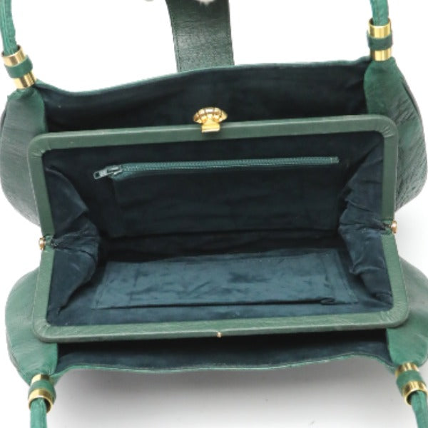オーストリッチ ostrich ハンドバッグ
オーストリッチ グリーン 【SS】
【中古】