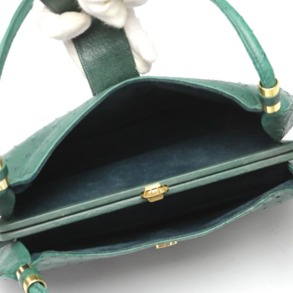 オーストリッチ ostrich ハンドバッグ
オーストリッチ グリーン 【SS】
【中古】