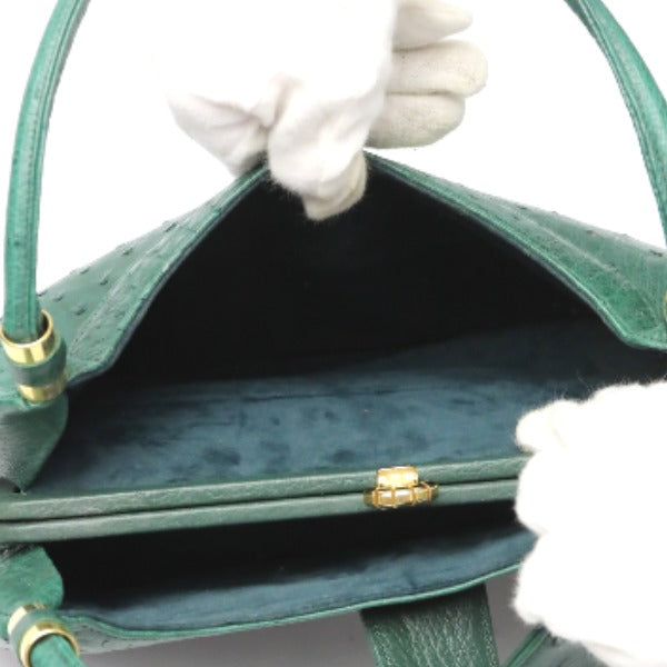オーストリッチ ostrich ハンドバッグ
オーストリッチ グリーン 【SS】
【中古】