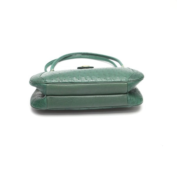 オーストリッチ ostrich ハンドバッグ
オーストリッチ グリーン 【SS】
【中古】