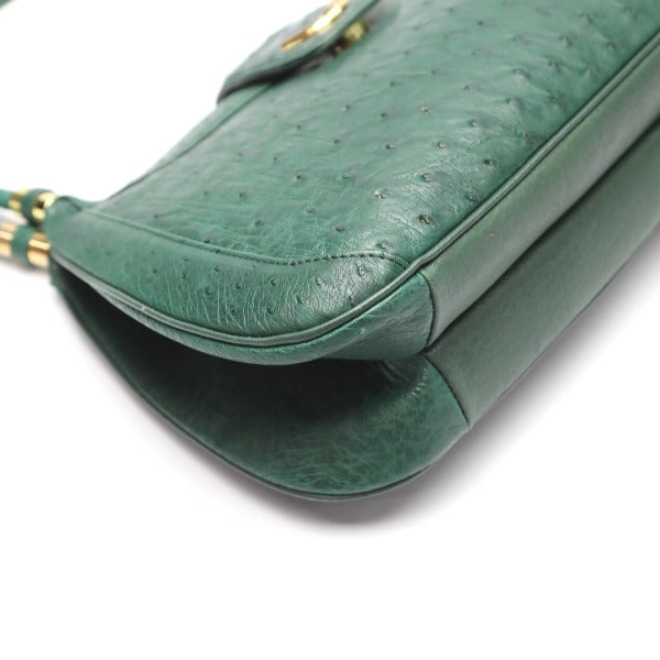 オーストリッチ ostrich ハンドバッグ
オーストリッチ グリーン 【SS】
【中古】