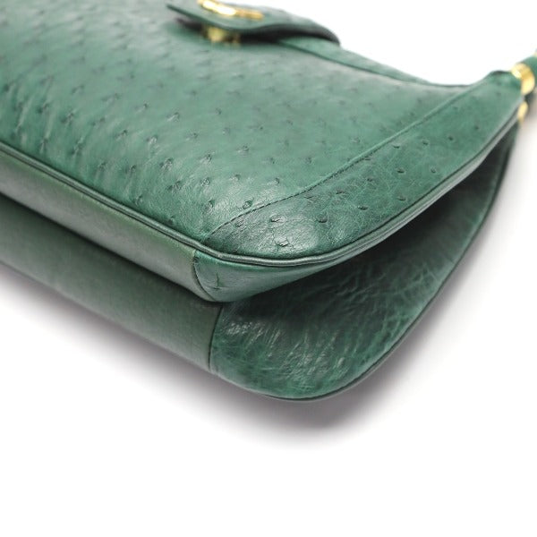 オーストリッチ ostrich ハンドバッグ
オーストリッチ グリーン 【SS】
【中古】