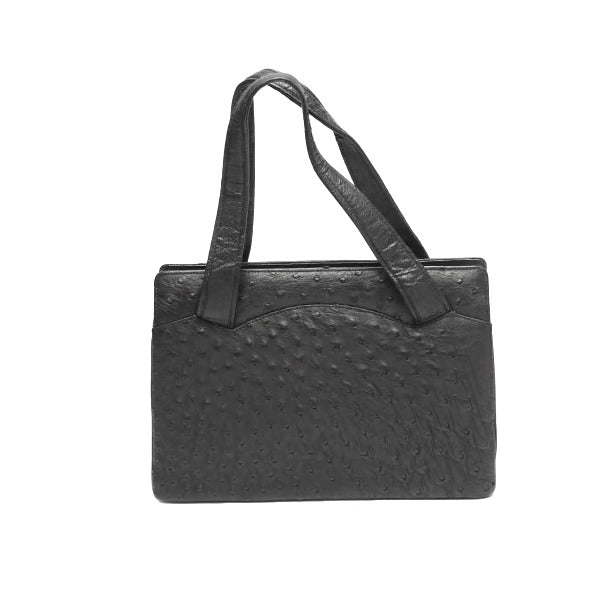 オーストリッチ ostrich ハンドバッグ
オーストリッチ ブラック 【SS】
【中古】