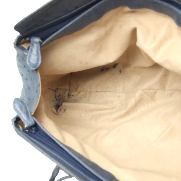 オーストリッチ ostrich ハンドバッグ
オーストリッチ ブルー 【SS】
【中古】