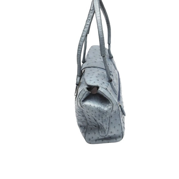オーストリッチ ostrich ハンドバッグ
オーストリッチ ブルー 【SS】
【中古】