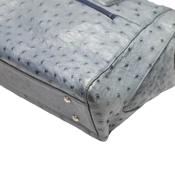 オーストリッチ ostrich ハンドバッグ
オーストリッチ ブルー 【SS】
【中古】