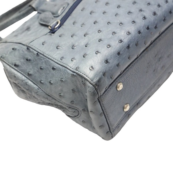 オーストリッチ ostrich ハンドバッグ
オーストリッチ ブルー 【SS】
【中古】
