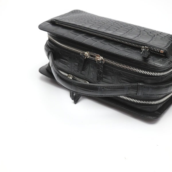 クロコダイル CROCODILE セカンドバッグ
メンズセカンドバッグ 横型 クラッチバッグ クロコダイル Y.T-0001 ブラック 【SS】
【中古】