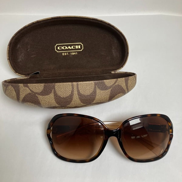 コーチ COACH サングラス
59口16 135 3N サングラス 526413(Dark Tortoise/Honey) プラスチック HC8121 ブラウン 【SS】
【中古】