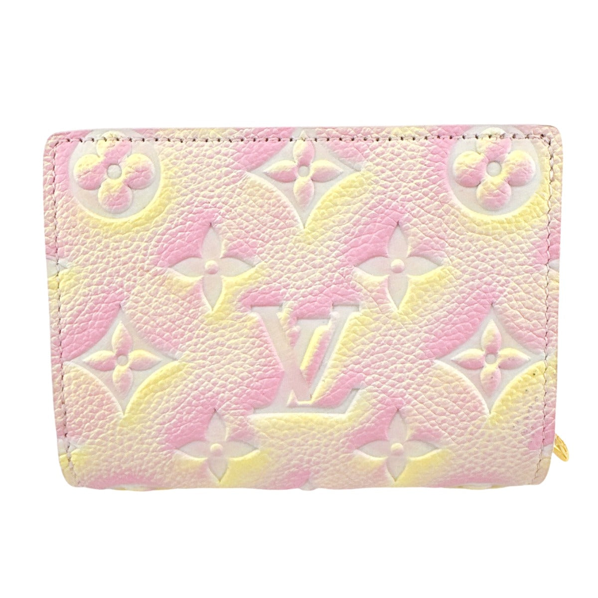ルイヴィトン LOUIS VUITTON 二つ折り財布
カードケース付小銭入 モノグラム ポルトフォイユ・クレア モノグラムアンプラント M81529 ライトピンク LV
