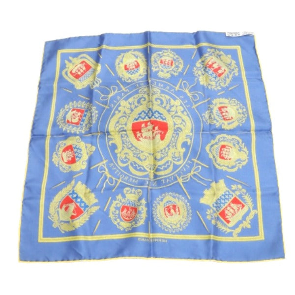 エルメス HERMES ハンカチ
ハンカチーフ カレ45 シルク100% シルク ブルー 【SS】
【中古】
