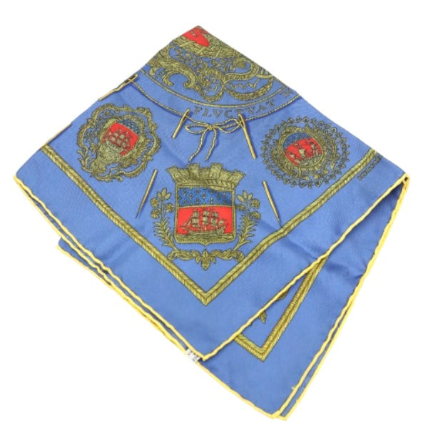 エルメス HERMES ハンカチ
ハンカチーフ カレ45 シルク100% シルク ブルー 【SS】
【中古】