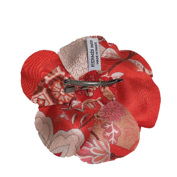 エルメス HERMES ブローチ
コサージュ フラワー レッド 【SS】
【中古】