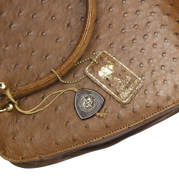 オーストリッチ ostrich ハンドバッグ
2way フルポイント ショルダーバッグ オーストリッチ ブラウン 【SS】
【中古】