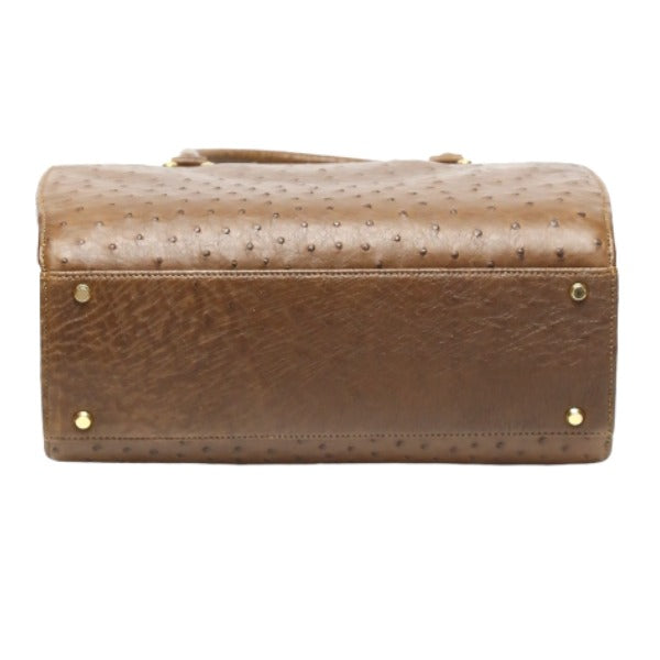 オーストリッチ ostrich ハンドバッグ
2way フルポイント ショルダーバッグ オーストリッチ ブラウン 【SS】
【中古】