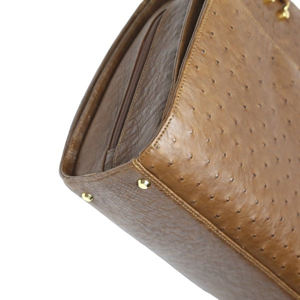 オーストリッチ ostrich ハンドバッグ
2way フルポイント ショルダーバッグ オーストリッチ ブラウン 【SS】
【中古】