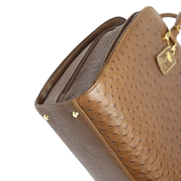 オーストリッチ ostrich ハンドバッグ
2way フルポイント ショルダーバッグ オーストリッチ ブラウン 【SS】
【中古】