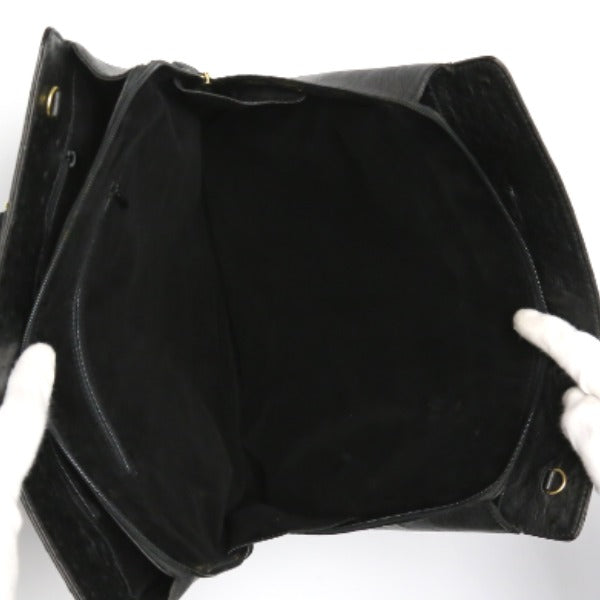 オーストリッチ ostrich ハンドバッグ
ショルダー 2way フルポイント オーストリッチ ブラック 【SS】
【中古】