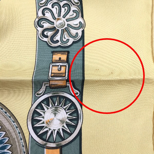 エルメス HERMES スカーフ
輓馬 カレ90 シルク100% シルク イエロー 【SS】
【中古】
