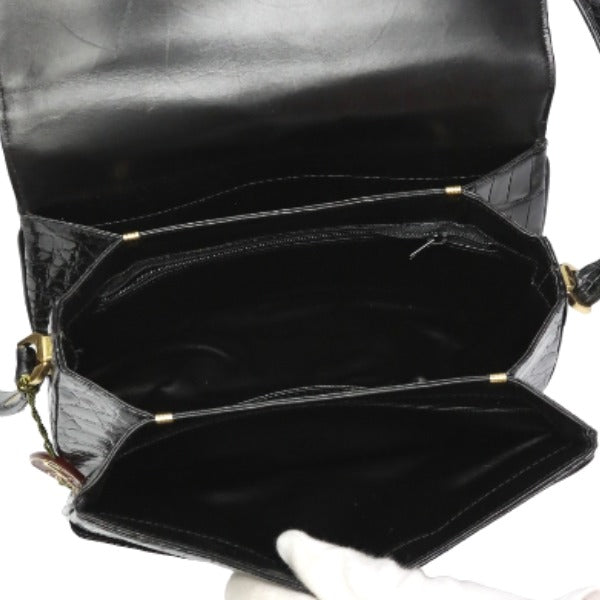 クロコダイル CROCODILE ショルダーバッグ
ショルダーバッグ 訳あり クロコダイル ブラック 【SS】
【中古】