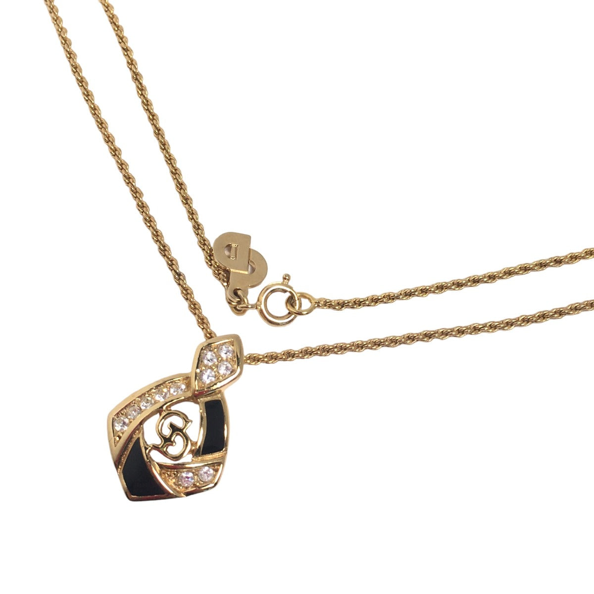 ディオール Dior ネックレス
ネックレス GP CDロゴ ラインストーン GP ゴールド/ブラック 【SS】
【中古】