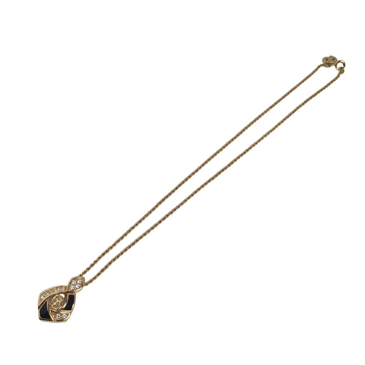 ディオール Dior ネックレス
ネックレス GP CDロゴ ラインストーン GP ゴールド/ブラック 【SS】
【中古】