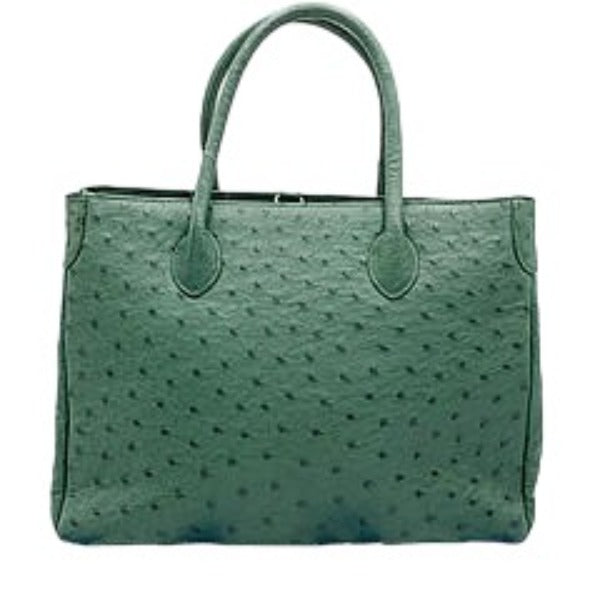 オーストリッチ ostrich ハンドバッグ
トートバッグ オーストリッチ グリーン 【SS】
【中古】