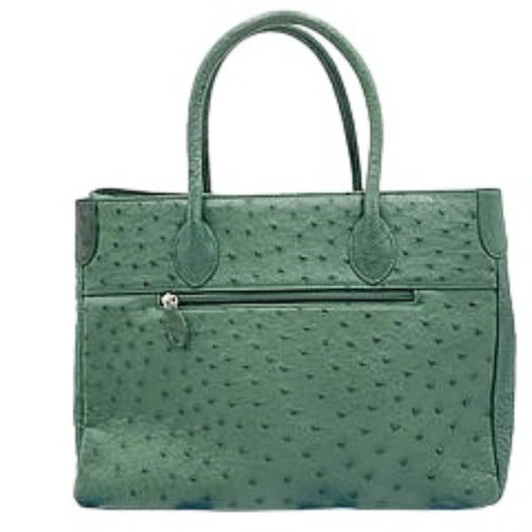 オーストリッチ ostrich ハンドバッグ
トートバッグ オーストリッチ グリーン 【SS】
【中古】